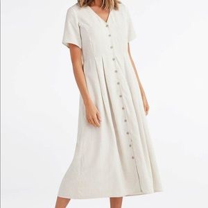 Vetta Capsule Button Up Midi Dress